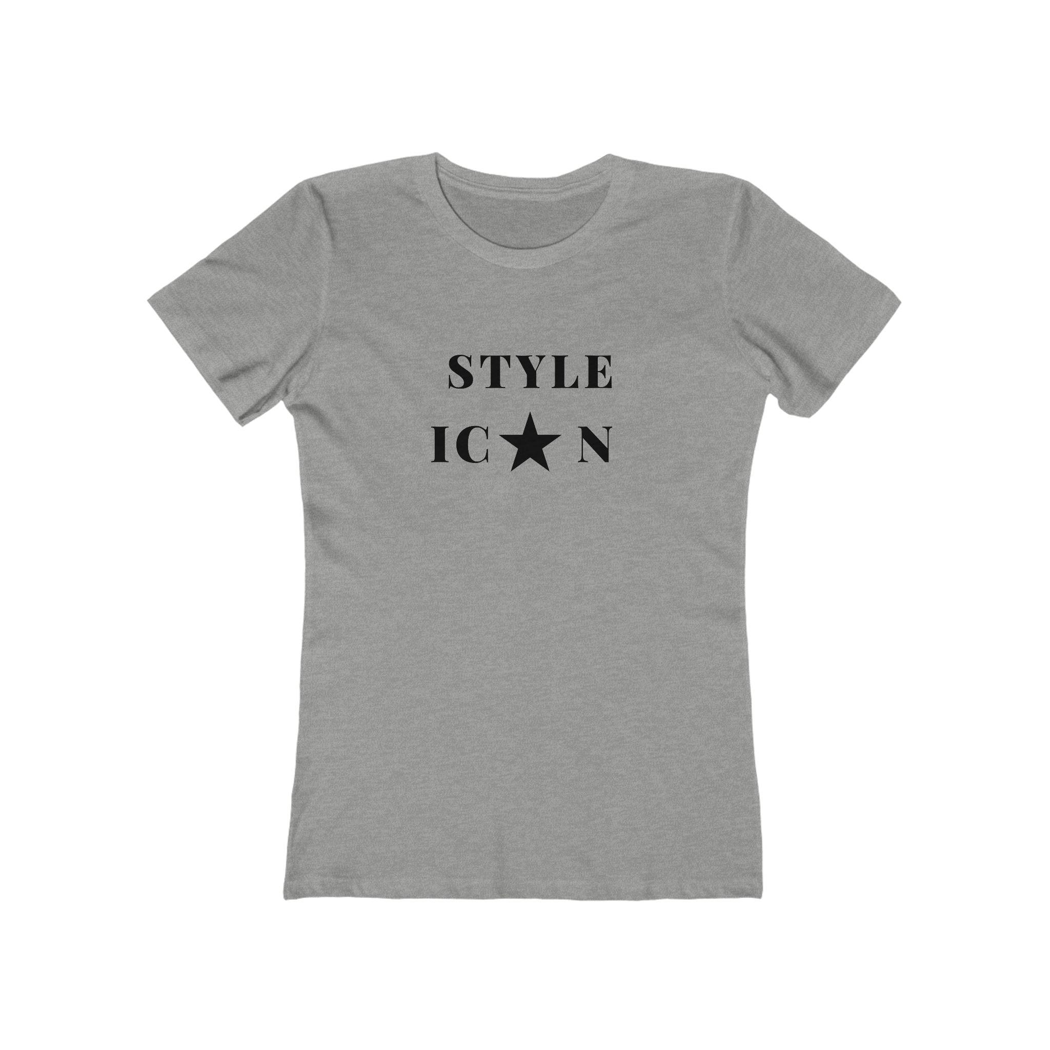 Style Icon Tee — Women’s Boyfriend Fit Graphic T-Shirt
