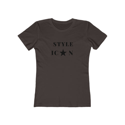 Style Icon Tee — Women’s Boyfriend Fit Graphic T-Shirt