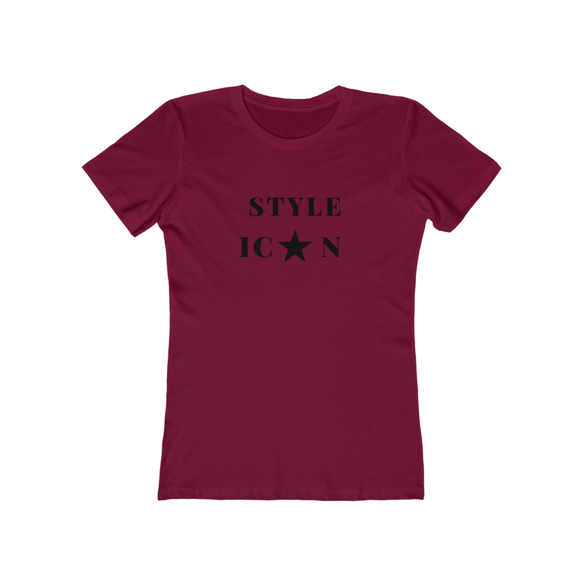 Style Icon Tee — Women’s Boyfriend Fit Graphic T-Shirt